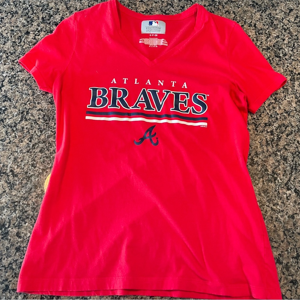 Genuine Merchandise Red V-Neck Shirt